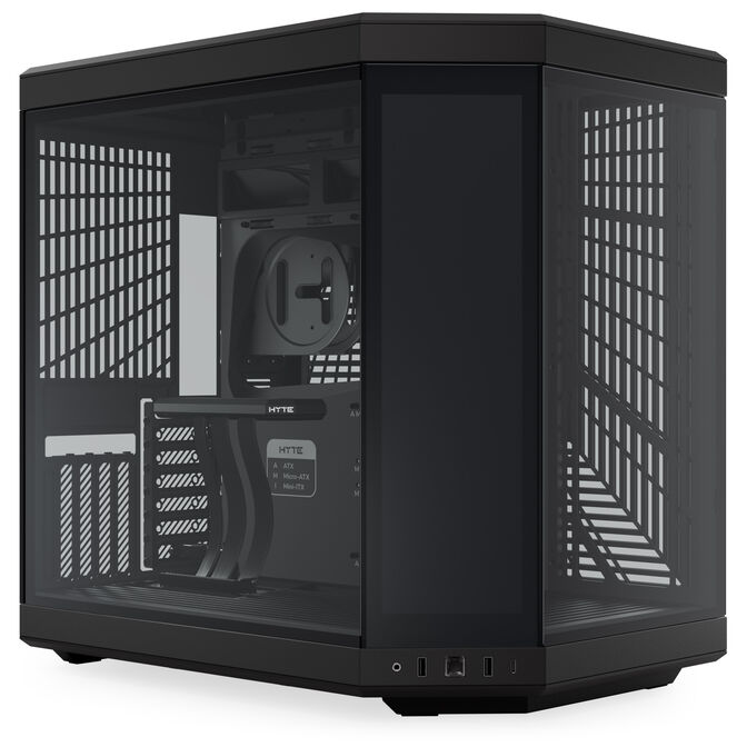 Hyte Y70 Touch Infinite PC-Geh&auml;use, Midi Tower, Tempered Glass - schwarz image number 1