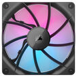 Corsair iCUE LINK RX140 RGB Series, PWM L&uuml;fter 2er Pack - 140mm, schwarz image number null