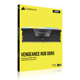 Corsair Vengeance RGB DDR5-6000 RAM, CL36, XMP - 32 GB Dual-Kit, black image number null