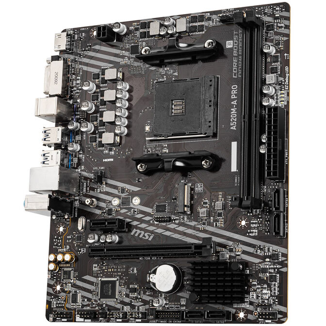 MSI A520M-A Pro motherboard, Socket AM4, AMD A520, Micro-ATX, DDR4 image number 5