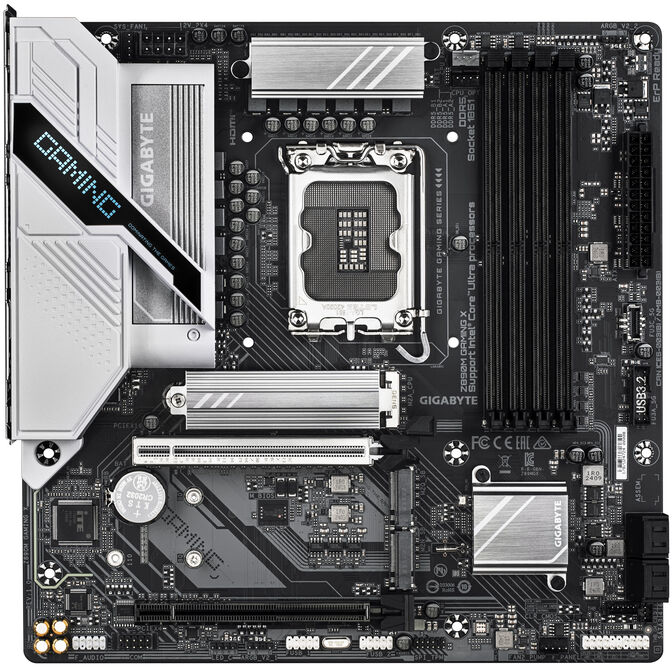 GIGABYTE Z890M GAMING X Mainboard, Sockel LGA 1851, Intel Z890, Micro ATX, DDR5 image number 2