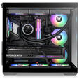 Thermaltake View 380 TG ARGB PC Case, Mid Tower, ATX, ARGB, Tempered Glass - Black image number null