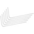 EK Water Blocks EK-Loop Hard Tube 16/12mm Acryl, gebogen 90 Grad - 80cm, 6 St&uuml;ck image number null
