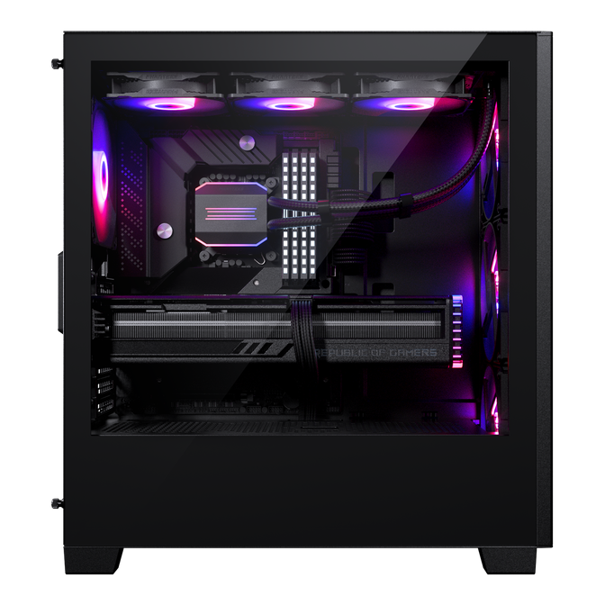 Phanteks XT Pro Ultra PC Case, Mid Tower, E-ATX, Tempered Glass, D-RGB - Black image number 2