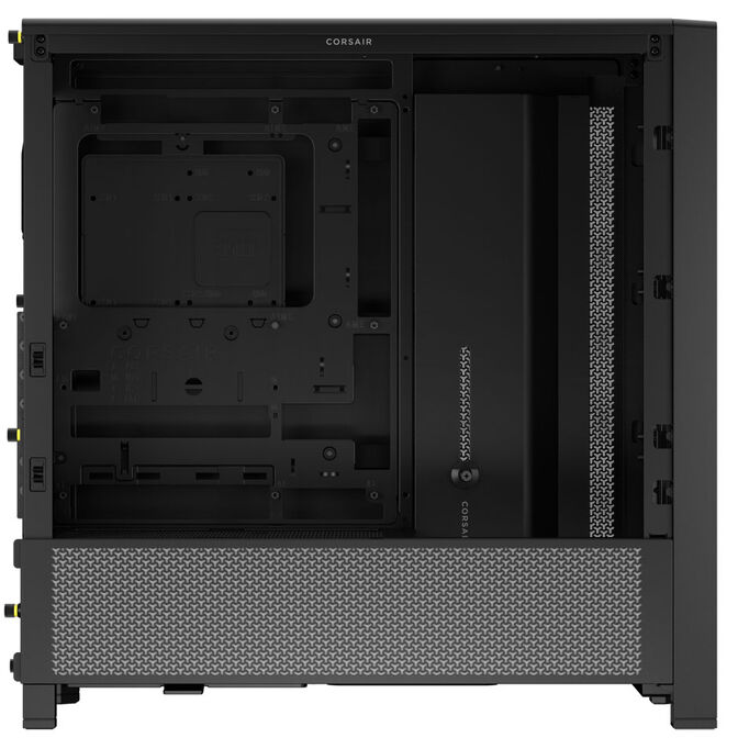 Corsair Frame 4000D PC case, Mid Tower, E-ATX, Tempered Glass - black image number 4