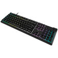 Corsair Gaming K55 Core RGB Gaming Tastatur, Full-Size (100%), Rubber Dome &ndash; schwarz, ISO (DE) image number null