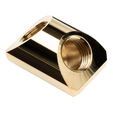EK Water Blocks EK-Quantum Torque Adapter 90 Degree G1/4 Inch Female to G1/4 Inch Female - gold image number null