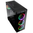 Kolink Horizon RGB Mid Tower, Tempered Glass - Black image number null