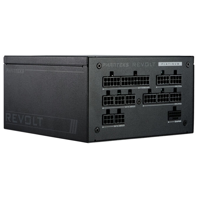 Phanteks Revolt 1200W Platinum, ATX 3.0, PCIe 5.0, fully modular - 1200 Watt, black image number 5