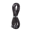 CableMod C-Series Pro Connection Cable - Variant A, 90&deg;, 16-Pin to 3x 8-Pin PCIe, black image number null