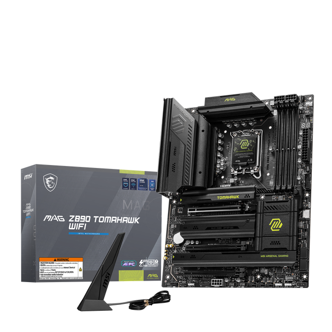 MSI MAG Z890 Tomahawk WiFi motherboard, socket LGA 1851, Intel Z890, ATX, DDR5 image number 0