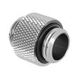 Barrow adapter straight G1/4 inch female thread to G1/4 inch female thread, 10mm - silver image number null