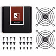 Noctua NA-FG1-8 Sx2 L&uuml;ftergitter, 80 mm - schwarz image number null