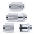 Alphacool ES D-Plug 25,5-40,5mm, G1/4 AG auf G1/4 AG - chrome image number null