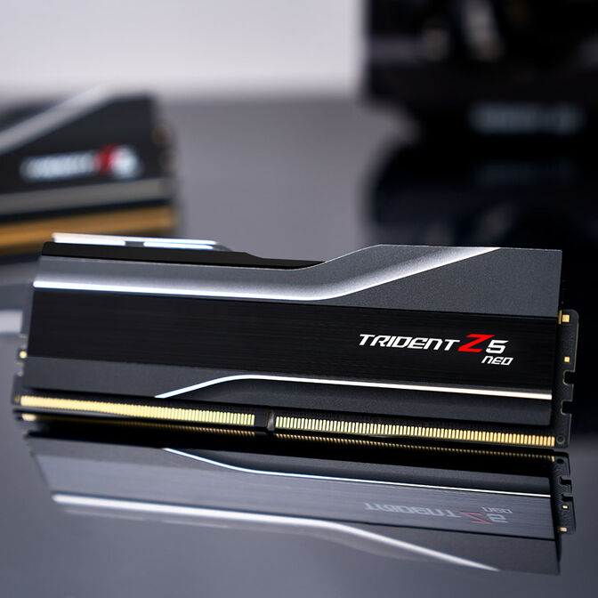 G.Skill Trident Z5 Neo DDR5-5600 RAM, CL30, EXPO - 32 GB Dual-Kit, black image number 7