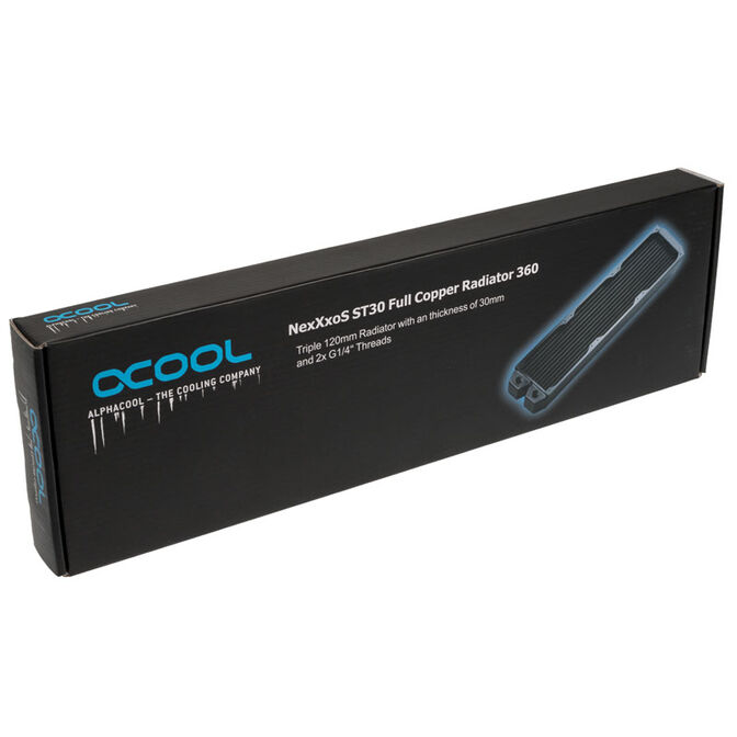 Alphacool NexXxoS ST30 Full Copper 360mm Radiator image number 5