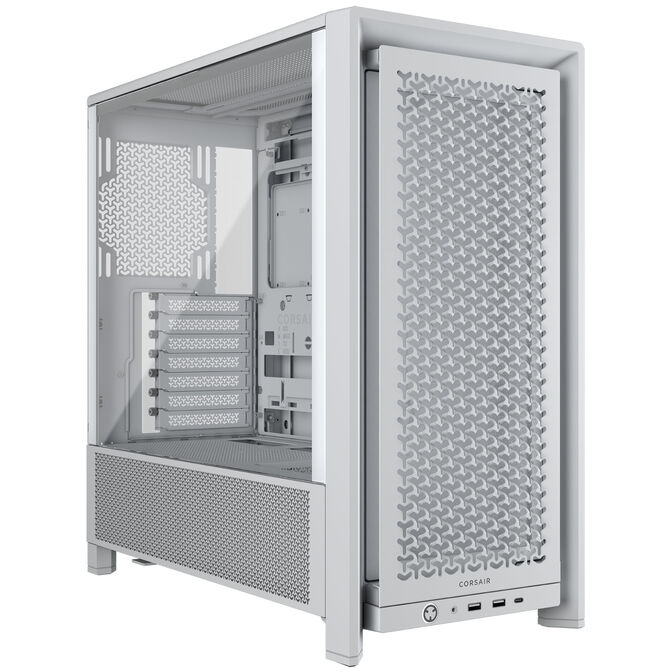 Corsair Frame 4000D PC-Geh&auml;use, Midi-Tower, E-ATX, Tempered Glass - wei&szlig; image number 0
