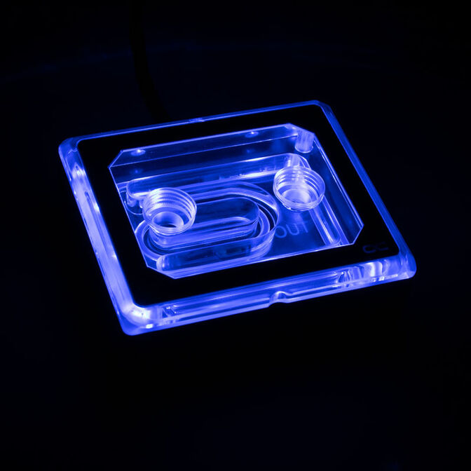 Alphacool Eisblock XPX Aurora Pro CPU - Acryl Black Digital RGB image number 2