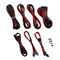 CableMod C-Series PRO ModMesh 12VHPWR Cable Kit for Corsair RM, RMi, RMx (Black Label) - black/red