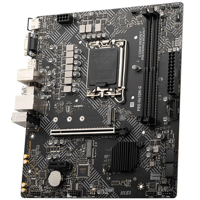 MSI Pro H610M-G, Sockel LGA 1700, Intel H610M, Micro-ATX - DDR5 image number 4