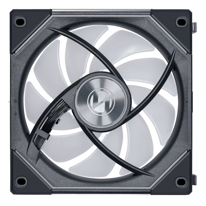 Lian Lian Li "4er Pack" - 3x UNI FAN SL-INF 120 ARGB Reverse Blade PWM L&uuml;fter & 1x Standard Blade, 120mm - schwarz (Ohne Controller) image number 9