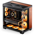 JONSBO TK-4 Wood PC Case, Mid Tower, ATX, Tempered Glass - black image number null