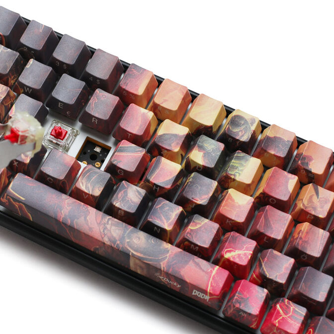 Ducky x Doom One 3 SF Gaming Keyboard, RGB LED - MX-Red image number 7