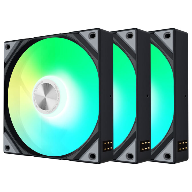 TRYX ROTA SL ARGB L&uuml;fter -  3er-Pack, 120 mm, schwarz image number 0