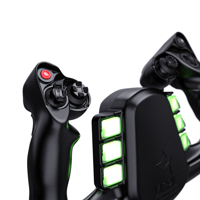 VIRPIL Controls Constellation VEGA Yoke Handle, Easy-Connect - black image number 3