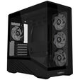 Lian Li VECTOR V100 MINI PC Case, Micro-ATX, Tempered Glass - Black image number null