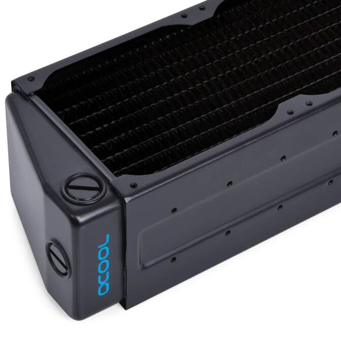 Alphacool ES HPE-60 X-Flow Radiator, Kupfer - 320mm, schwarz image number 2