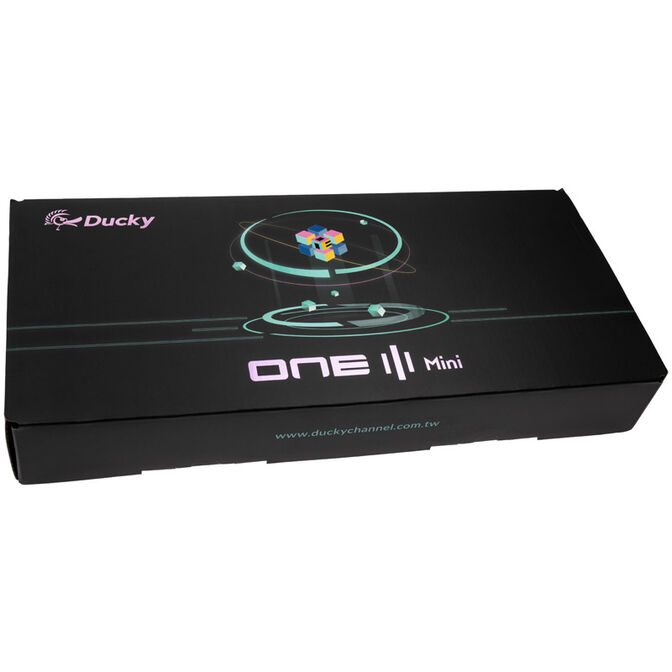 Ducky One 3 Cosmic Blue Mini Gaming Tastatur, RGB LED - MX-Speed-Silver image number 9