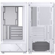 Jonsbo D200 PC Case, Mini Tower, mATX, Tempered Glass - white image number null