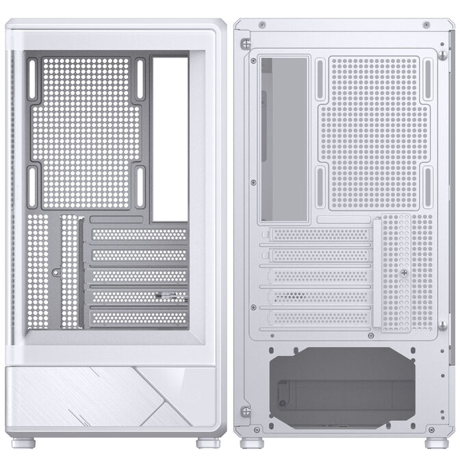 Jonsbo D200 PC Case, Mini Tower, mATX, Tempered Glass - white image number 15