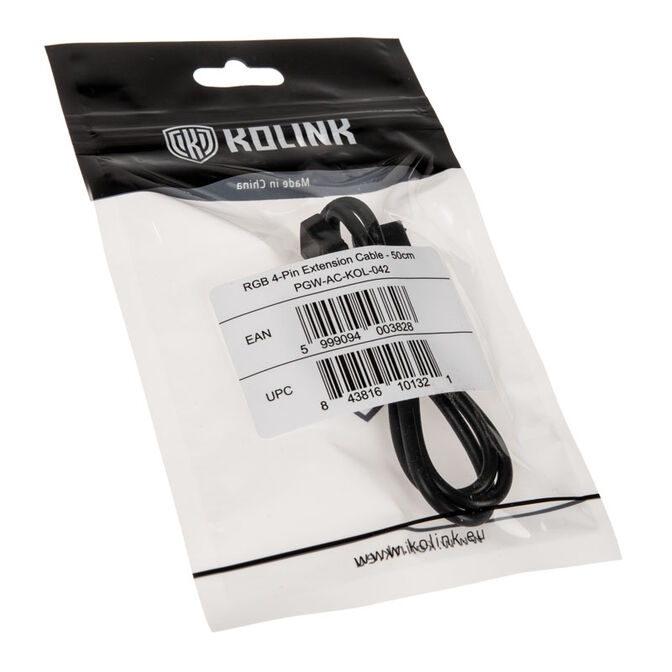 Kolink RGB 4-pin Extension Cable - 50cm image number 2