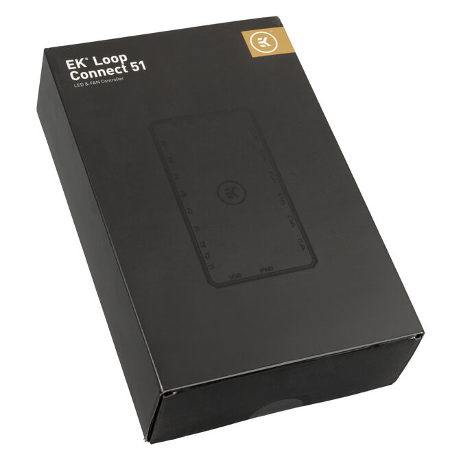 EK Water Blocks EK-Loop Connect 51 Controller, USB 2.0 - black image number 8
