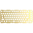 Glorious GMMK Pro 75 % Switch Plate - Brass, ANSI image number null