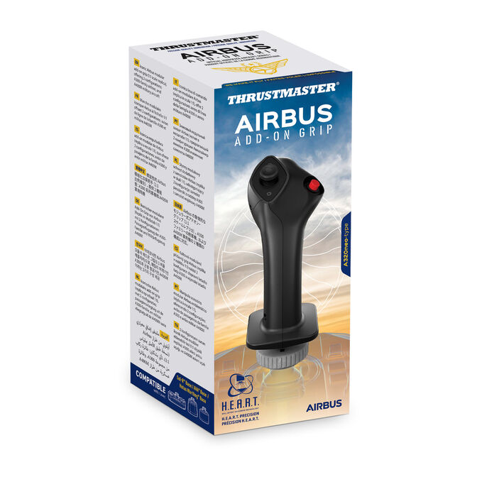 Thrustmaster Airbus Add-On Grip, A400M & A3XX Family, Hall Effect Sensor - Black image number 15