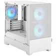 Fractal Design Pop Mini Air RGB Clear Tint Micro-ATX Case, Tempered Glass - white image number null