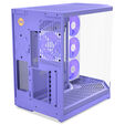 HYTE Y50 Midi-Tower PC-Geh&auml;use, E-ATX, Tempered Glass - Taro Milk image number null
