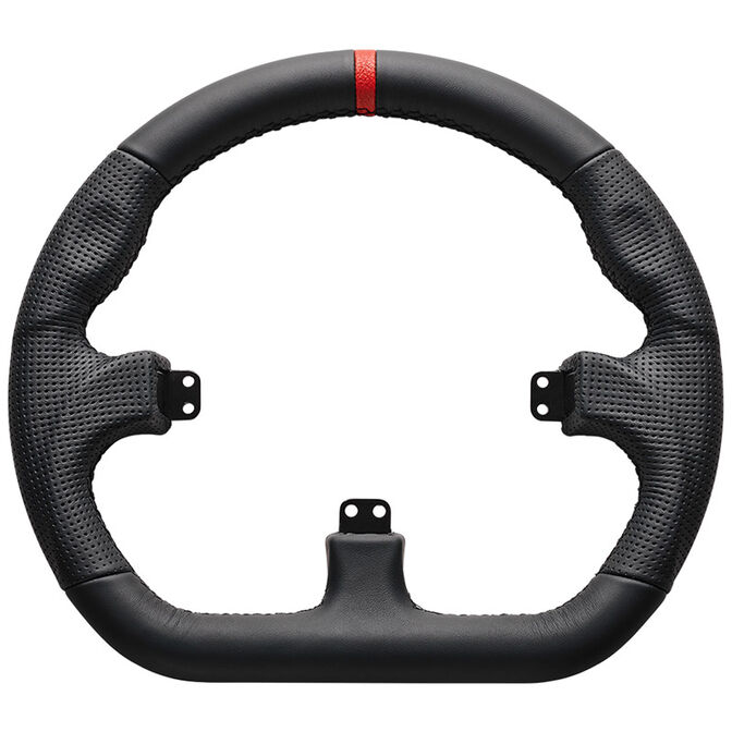 Asetek SimSports GT Rim - Closed D, Leder - schwarz image number 0