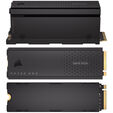 Corsair MP700 Pro NVMe SSD, PCIe 5.0 M.2 Type 2280 - 2 TB with heatsink image number null
