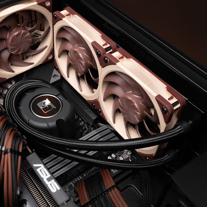 Noctua NL-LC1-24 AiO Water Cooling - 240mm, black/brown image number 2