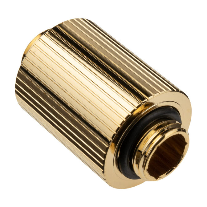 EK Water Blocks EK-Quantum Torque G1/4 Inch Extension Straight MM 28 - gold image number 0