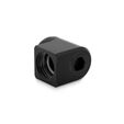 EK Water Blocks EK-Torque Micro Adapter 90 Degree G1/4 Inch Male to G1/4 Inch Female - Rotatable, Black image number null