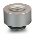 Thermal Grizzly DeltaMate Extender Fitting - MF10, Matt Nickel image number null