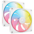 Corsair iCUE Link LX140-R RGB L&uuml;fter, PWM - 2er-Pack, 140mm, wei&szlig; image number null