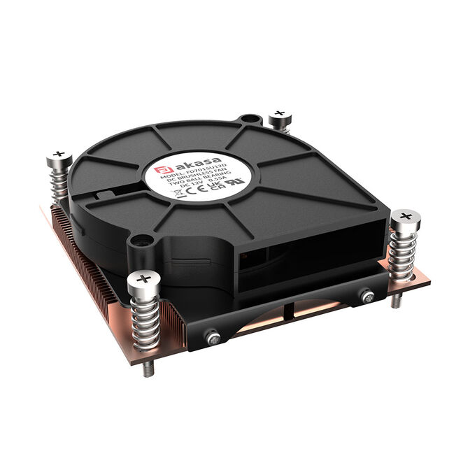 Akasa 1U Intel LGA 1700 CPU-K&uuml;hler - Kupfer image number 1