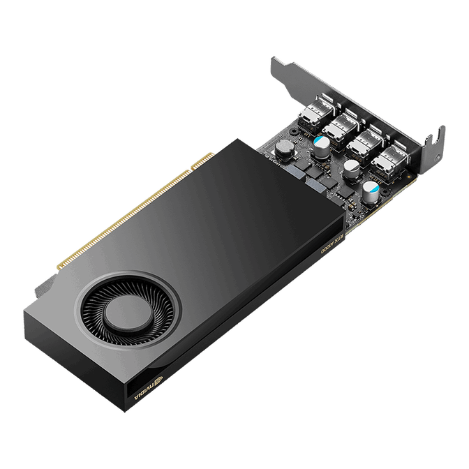 PNY RTX A1000 Graphics Card, 8192 MB GDDR6 image number 3