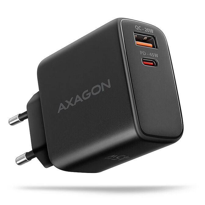 AXAGON ACU-PQ45 QC 3.0, 4.0 / AFC / FCP / PPS / PD, 45W, black image number 0